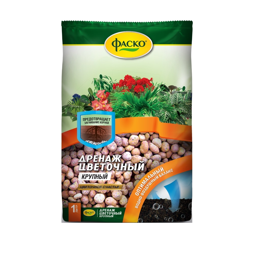 Дренаж ЦВЕТОЧНЫЙ крупный  1л  /20/800