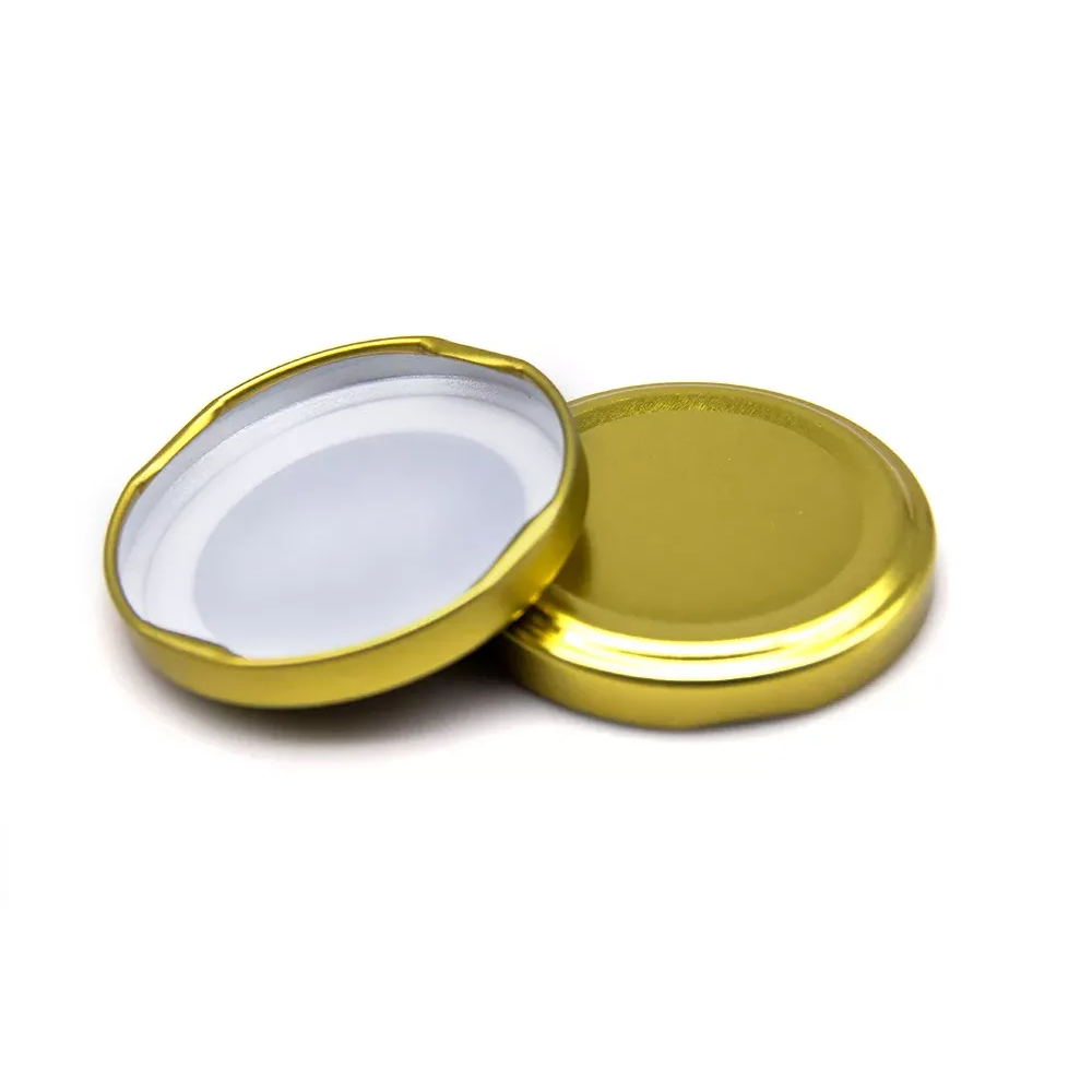 Крышка винтовая ТВИСТ-ОФФ моно-цвет 1шт.d 66 золотая/20