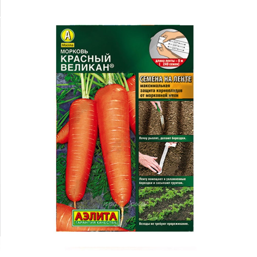 Морковь Красный великан 8м  /10
