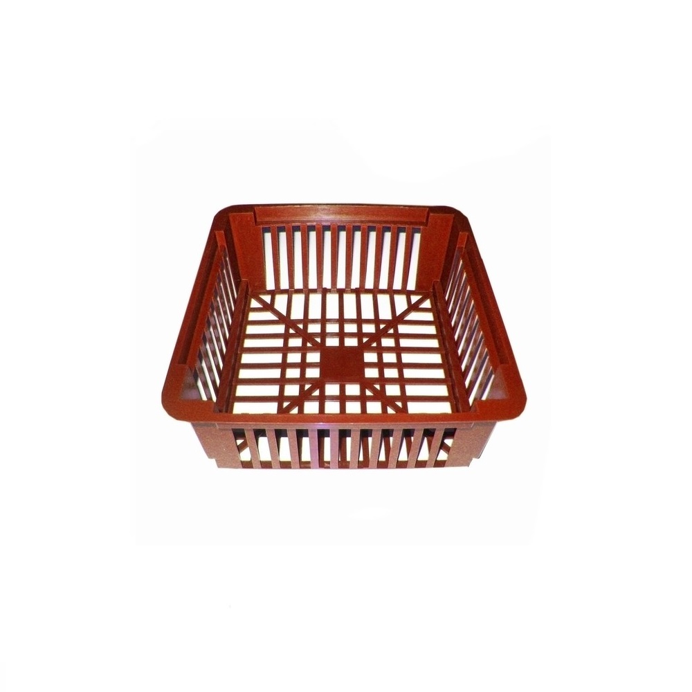 Корзина для луковичных  квадратная терракот  /65