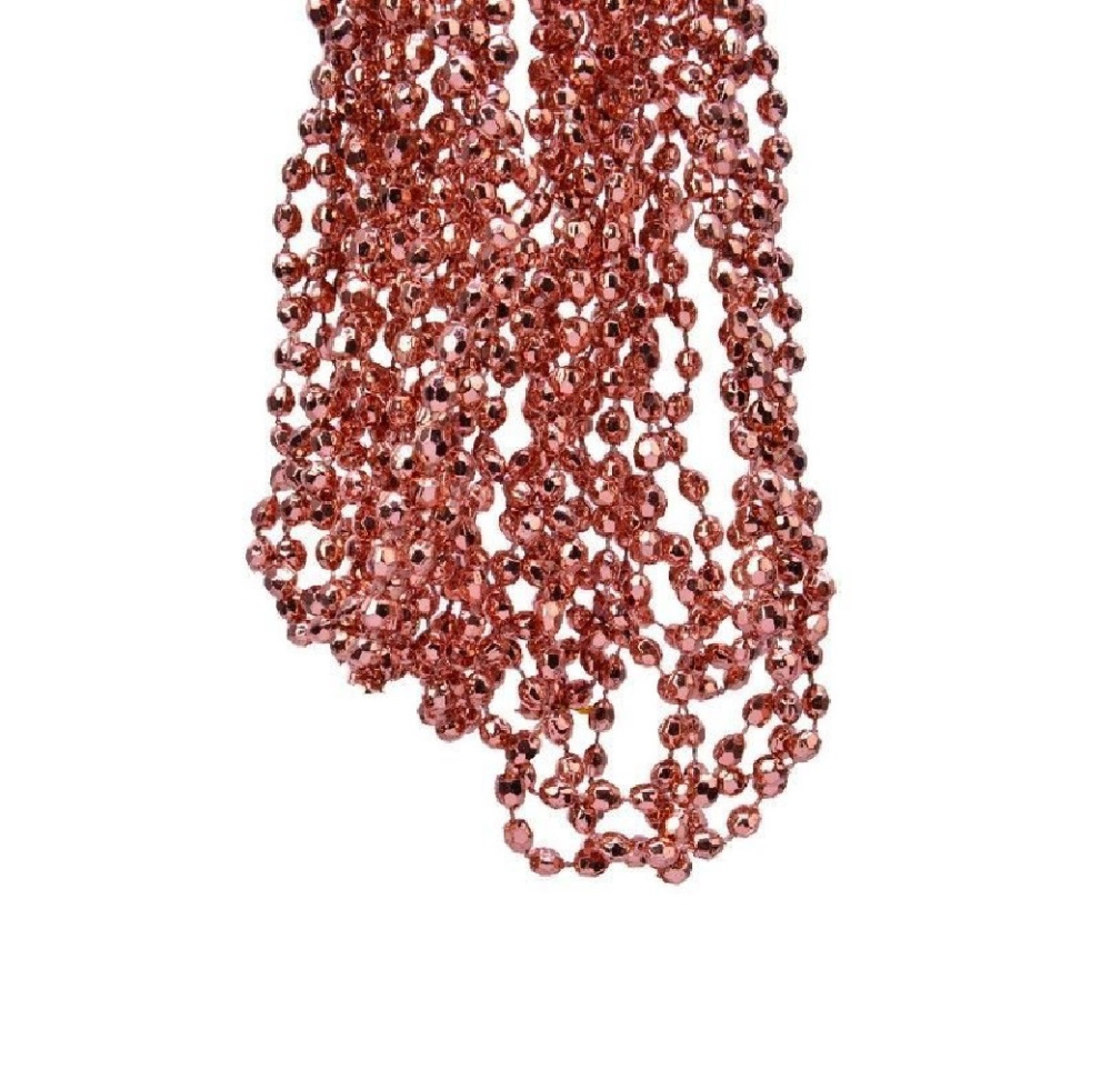 Бусы Рождественские 2,7м д/5мм терракотовые /36