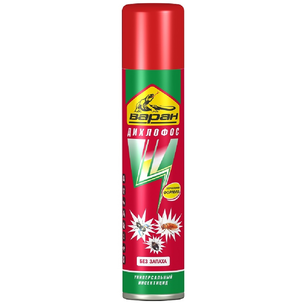 Аэрозоль ДИХЛОФОС универсальный Варан ФОРТЕ ЗЕЛЕНЫЙ 145мл/24