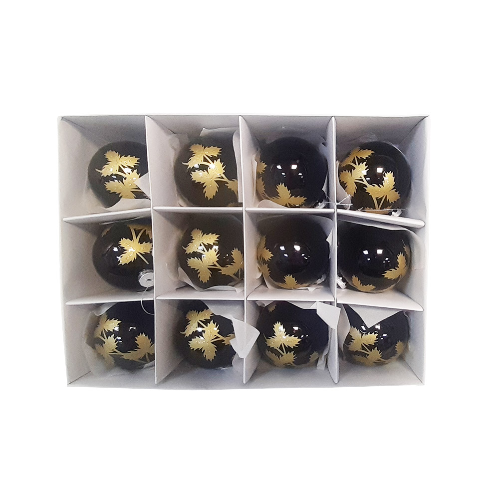 Набор елочных шаров d100мм, 12 шт/4