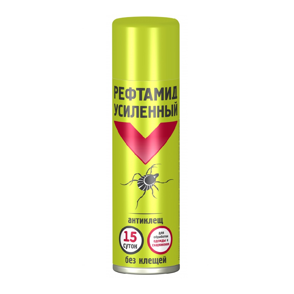 Аэрозоль РЕФТАМИД от клещей Антиклещ Усиленный 150мл/24