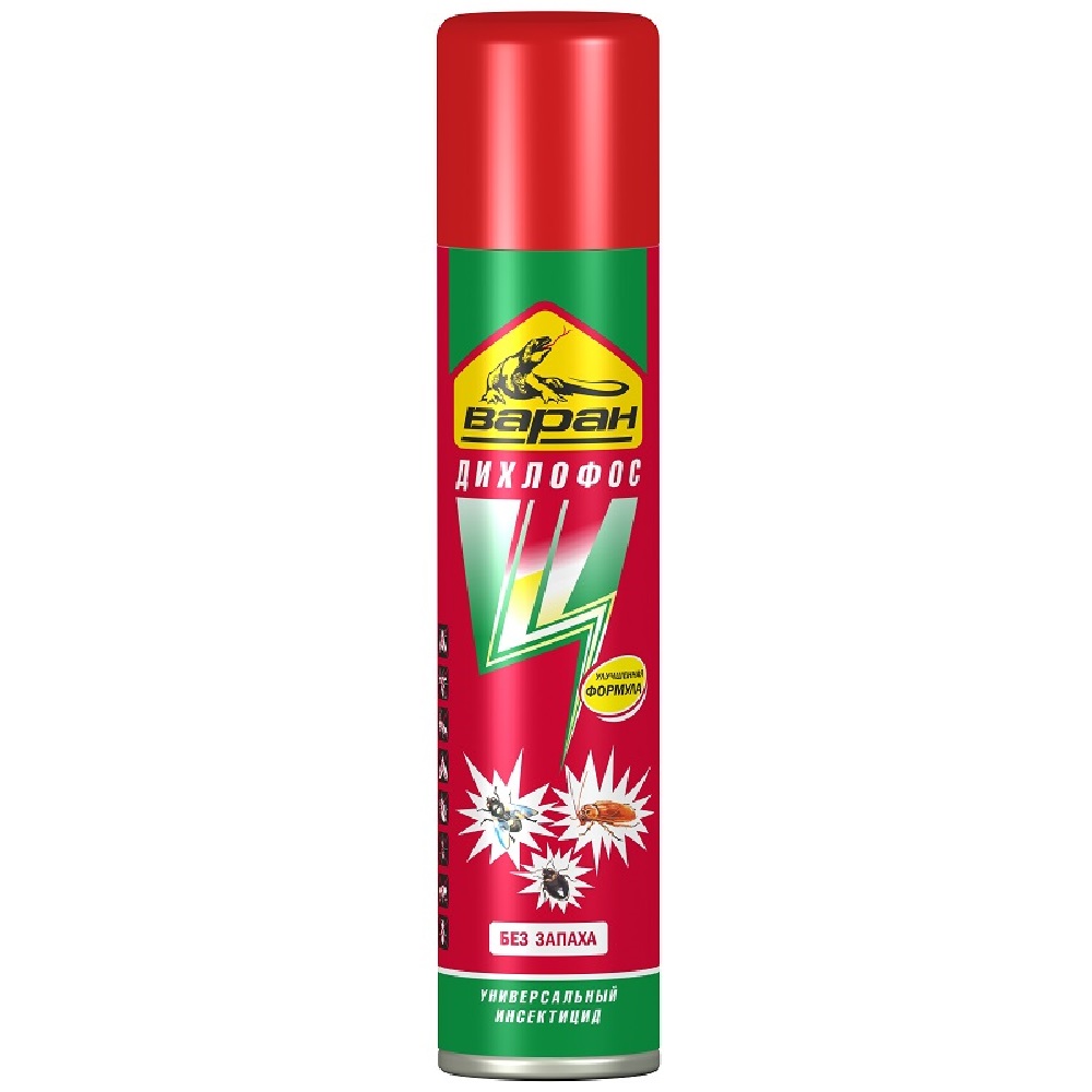 Аэрозоль ДИХЛОФОС универсальный Варан ФОРТЕ ЗЕЛЕНЫЙ 190мл/24