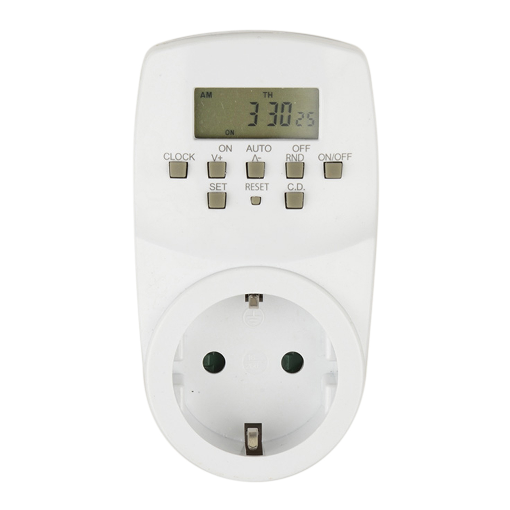 Таймер электронный с розеткой UST-E20 WHITE /1
