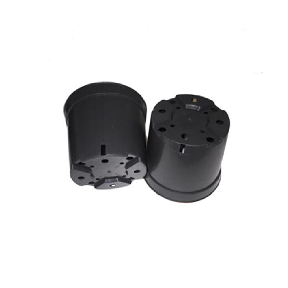 Горшок для рассады 5л черный круглый /1