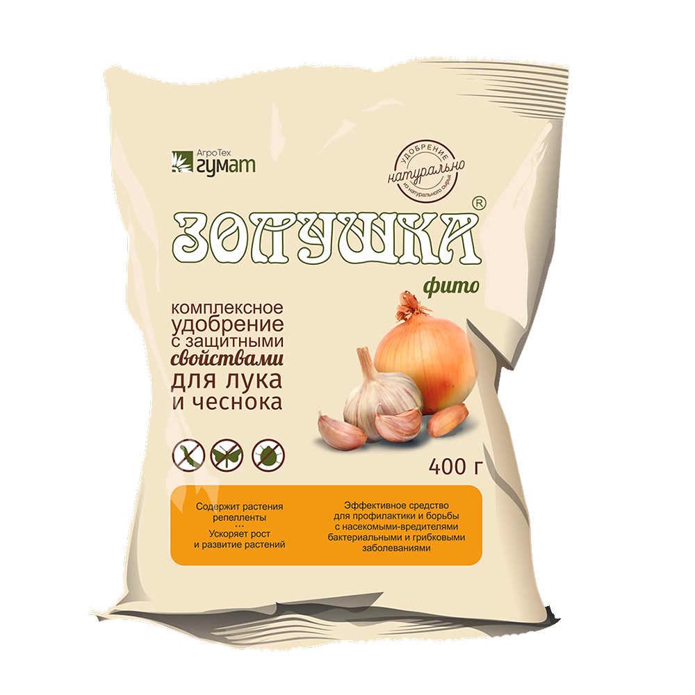 Удобрение ЗОЛУШКА ФИТО для лука и чеснока  400гр  /30