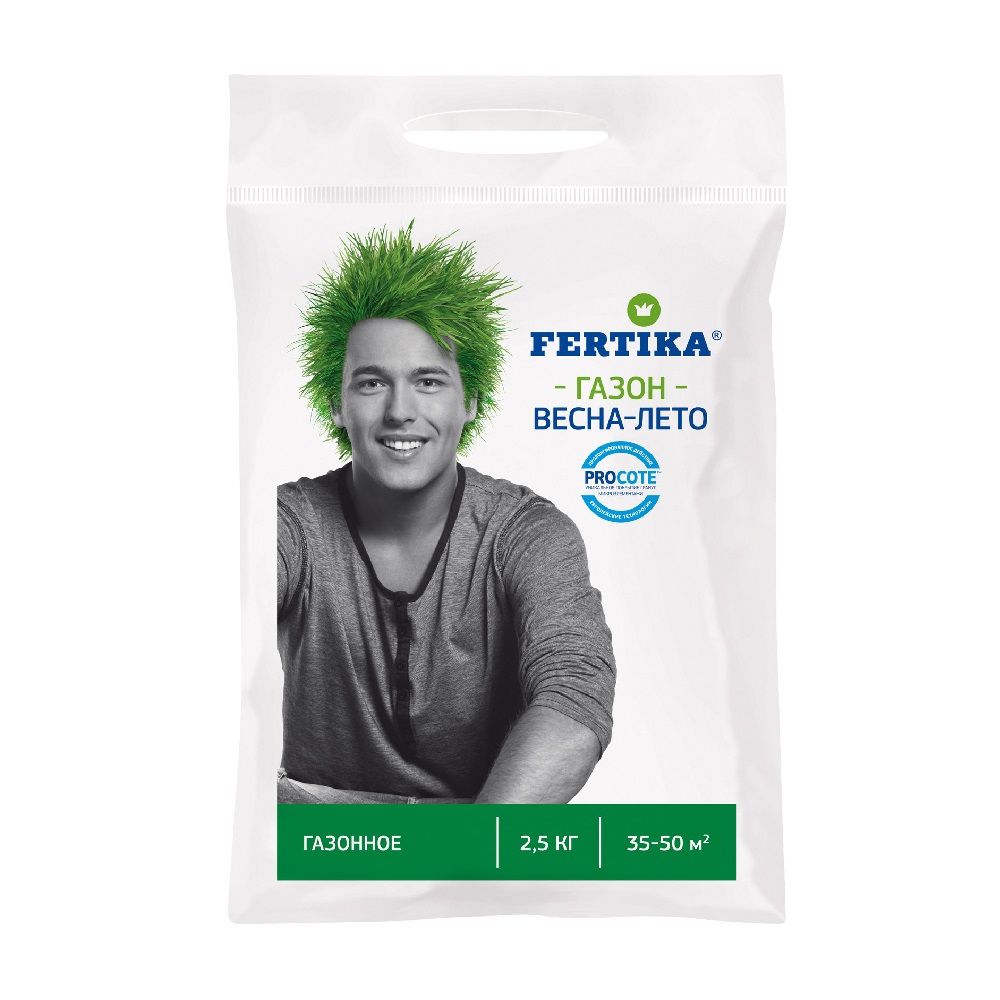 Удобрение ФЕРТИКА  Газонное  "Весна-Лето" 2,5кг  /10/200