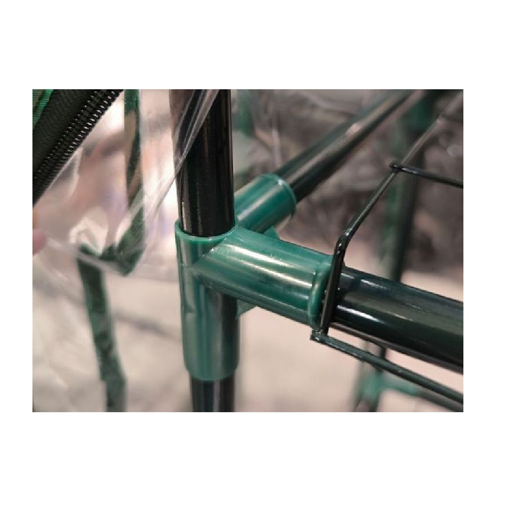 Парник на подоконник для рассады  46*24*75 см, 3 полки с чехлом, зеленый /6