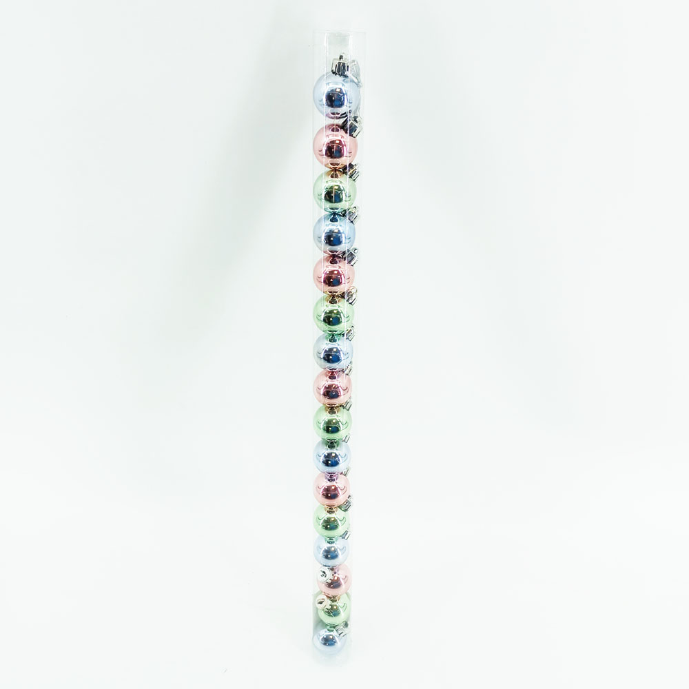 Набор елочных шаров d30мм, 16 шт глянцевые /72