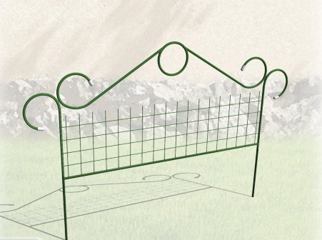 Заборчик декоративный  "Классический" металлический 4.5м/1