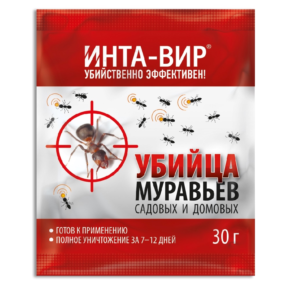 ИНТА-ВИР от муравьев 30 гр  /50