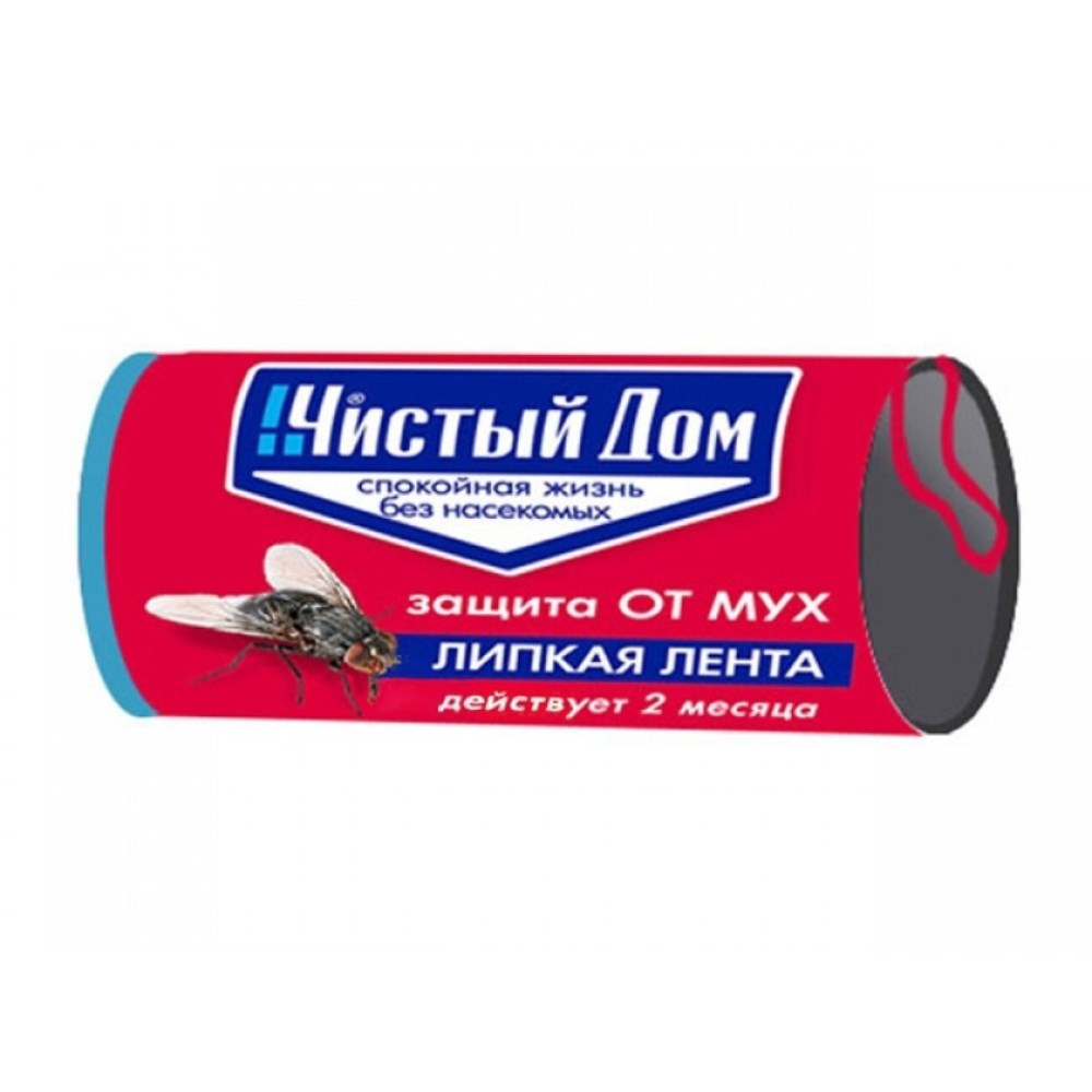 Лента липкая ЧИСТЫЙ ДОМ от мух 1шт/120/1440