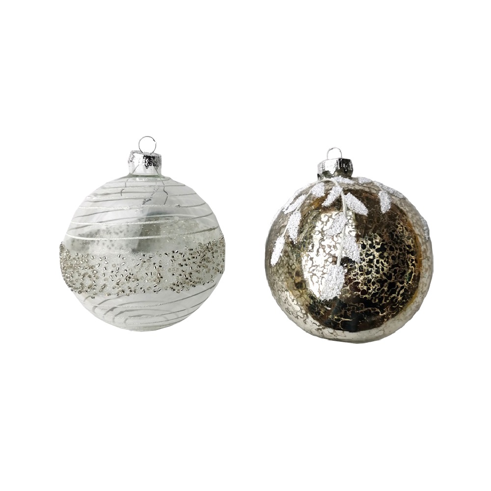 Набор елочных шаров d100мм, 12 шт/4