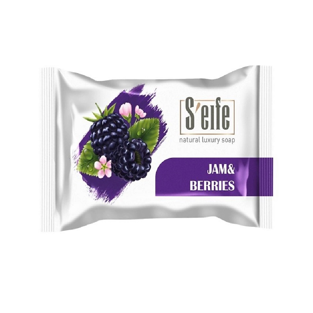Мыло туалетное S'eife Jam&Berries штампованное 100гр /64