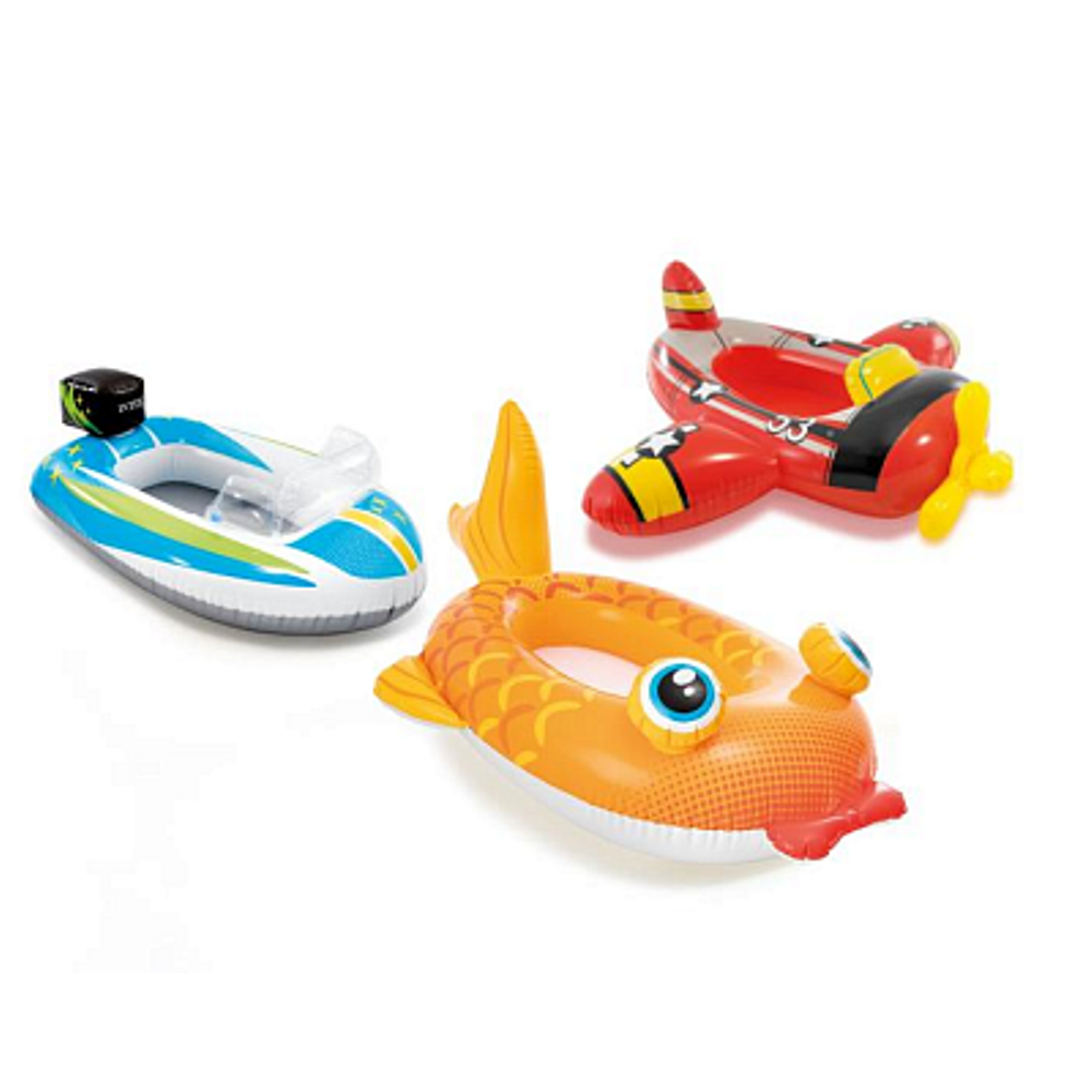 Лодочка надувная Intex с сидением и со спинкой /24