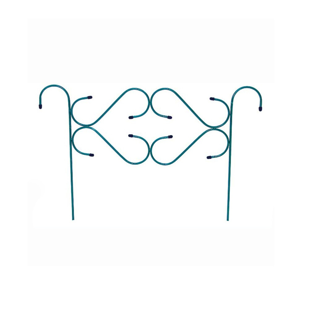 Заборчик декоративный  "Узорный" металлический 5м /