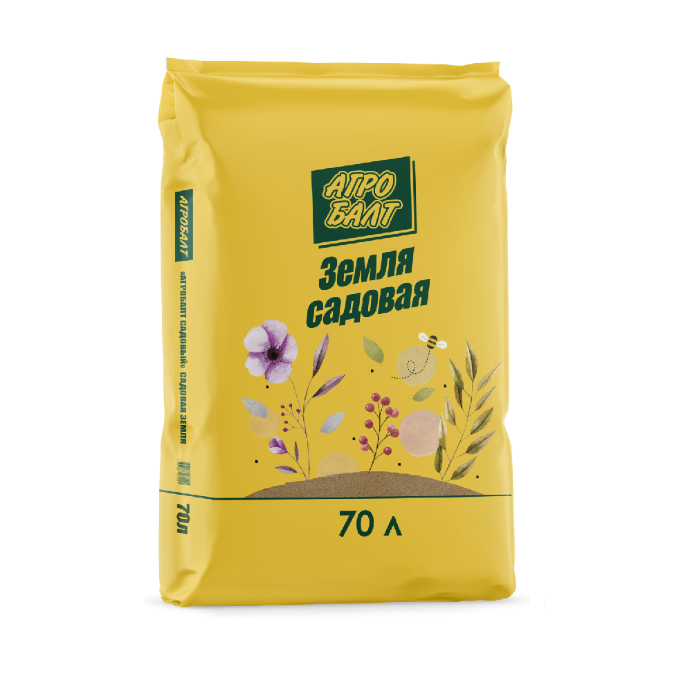 Грунт Агробалт Земля садовая 70л /33