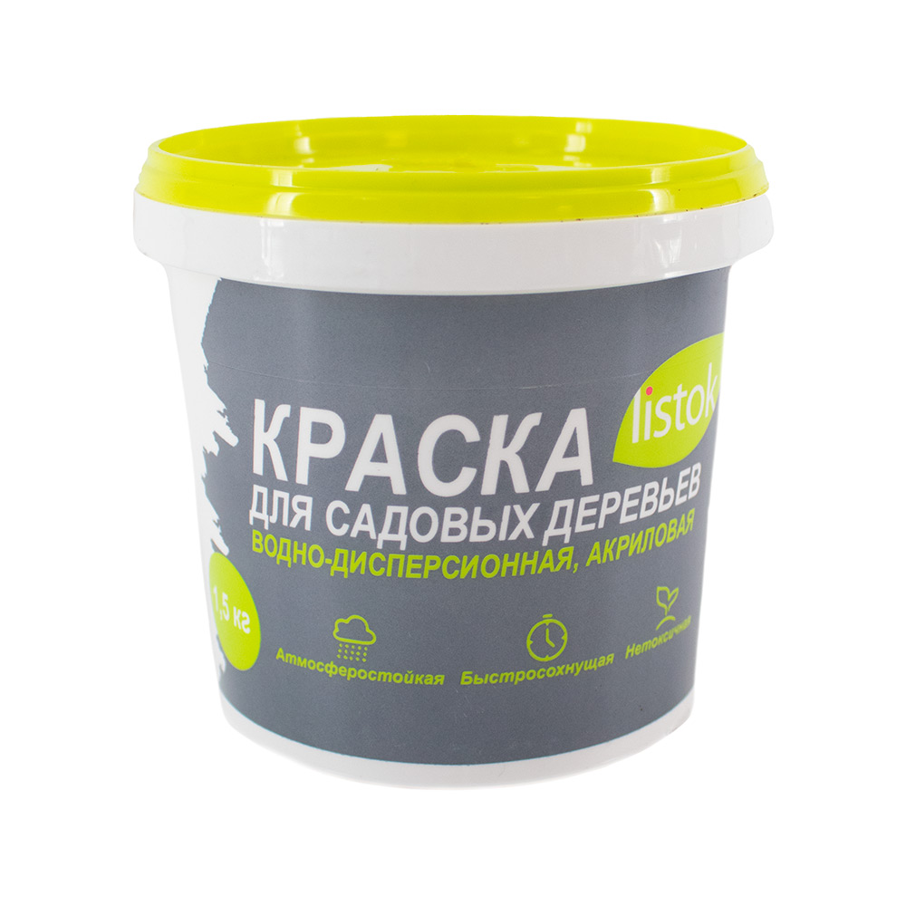 Краска садовая LISTOK 1,5кг  /12