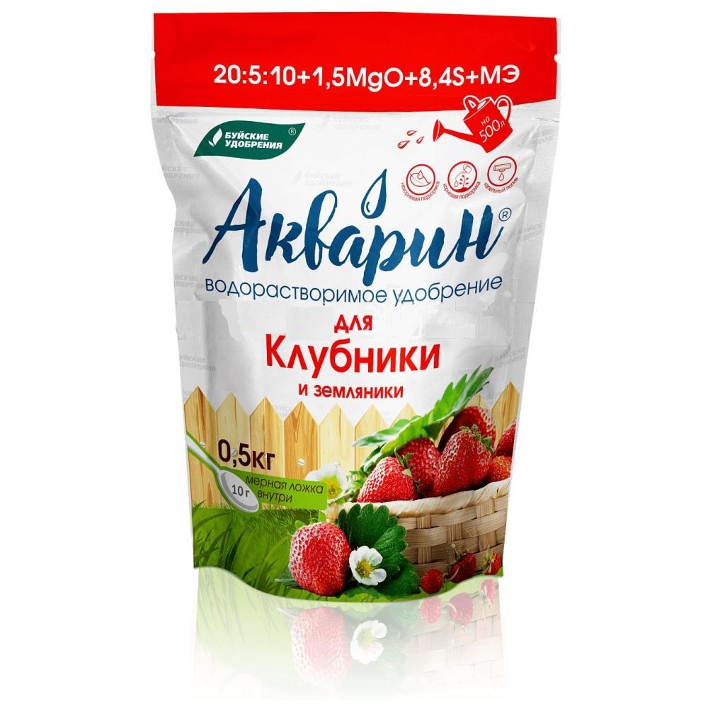 Удобрение БХЗ Акварин "Для клубники и земляники"  0,5кг /12