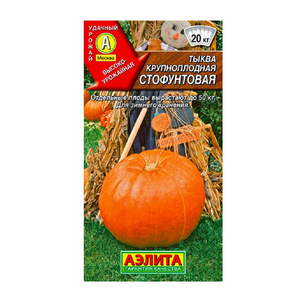 Тыква крупноплодная Стофунтовая 2гр  /10