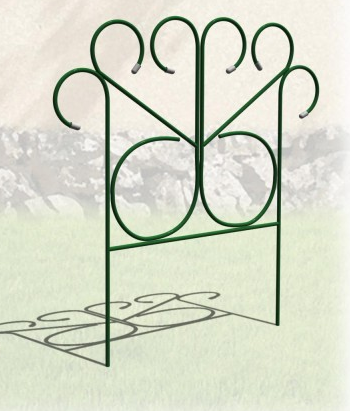 Заборчик декоративный  "Жук" металлический 3.75 м /1