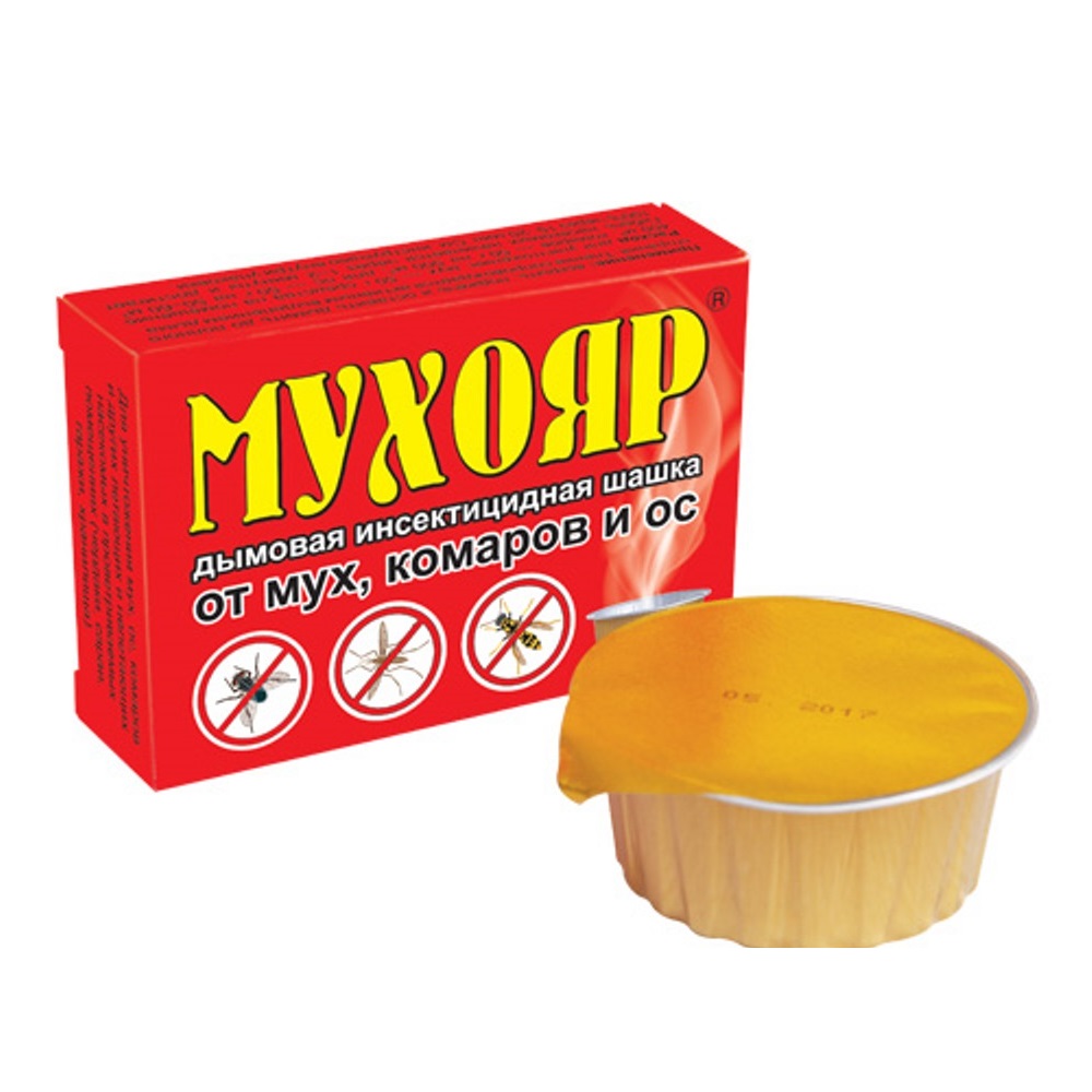 Шашка дымовая Мухояр ВХ 50гр/40/100