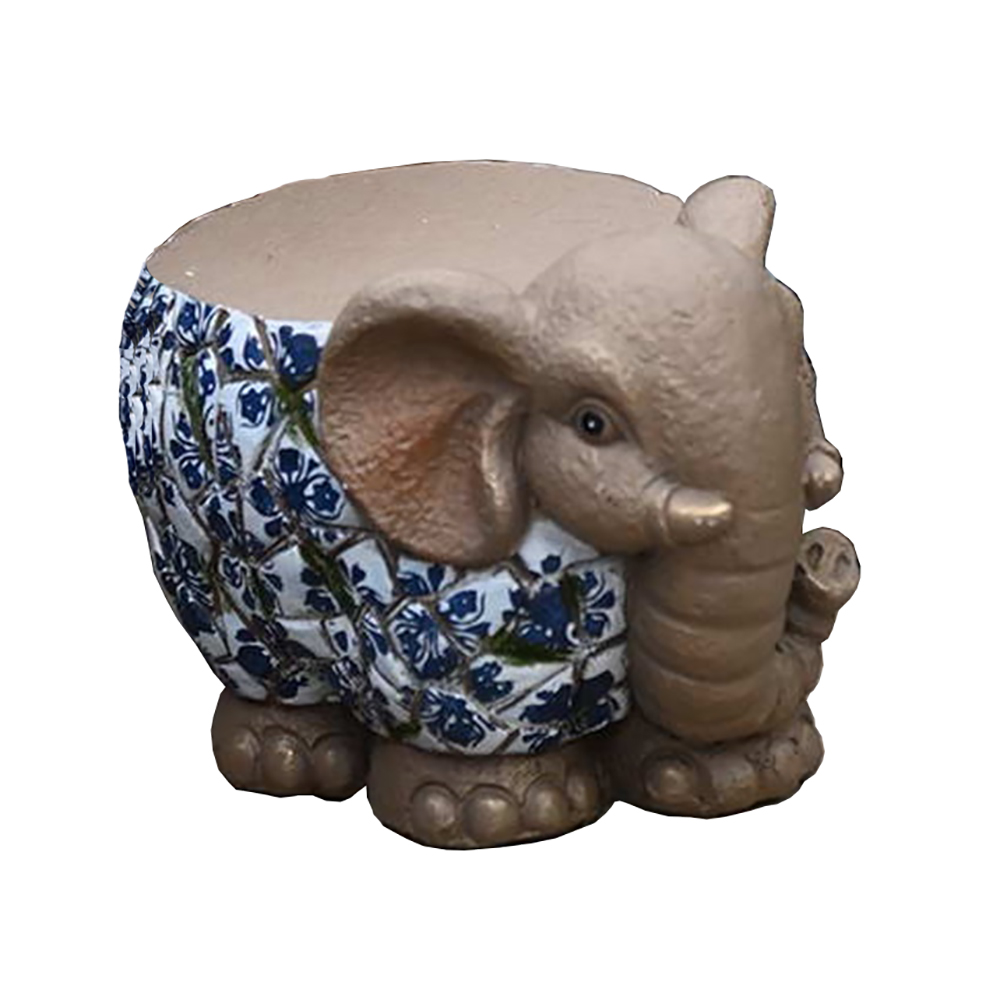Фигура декоративная Слон h 25см (подставка)/1