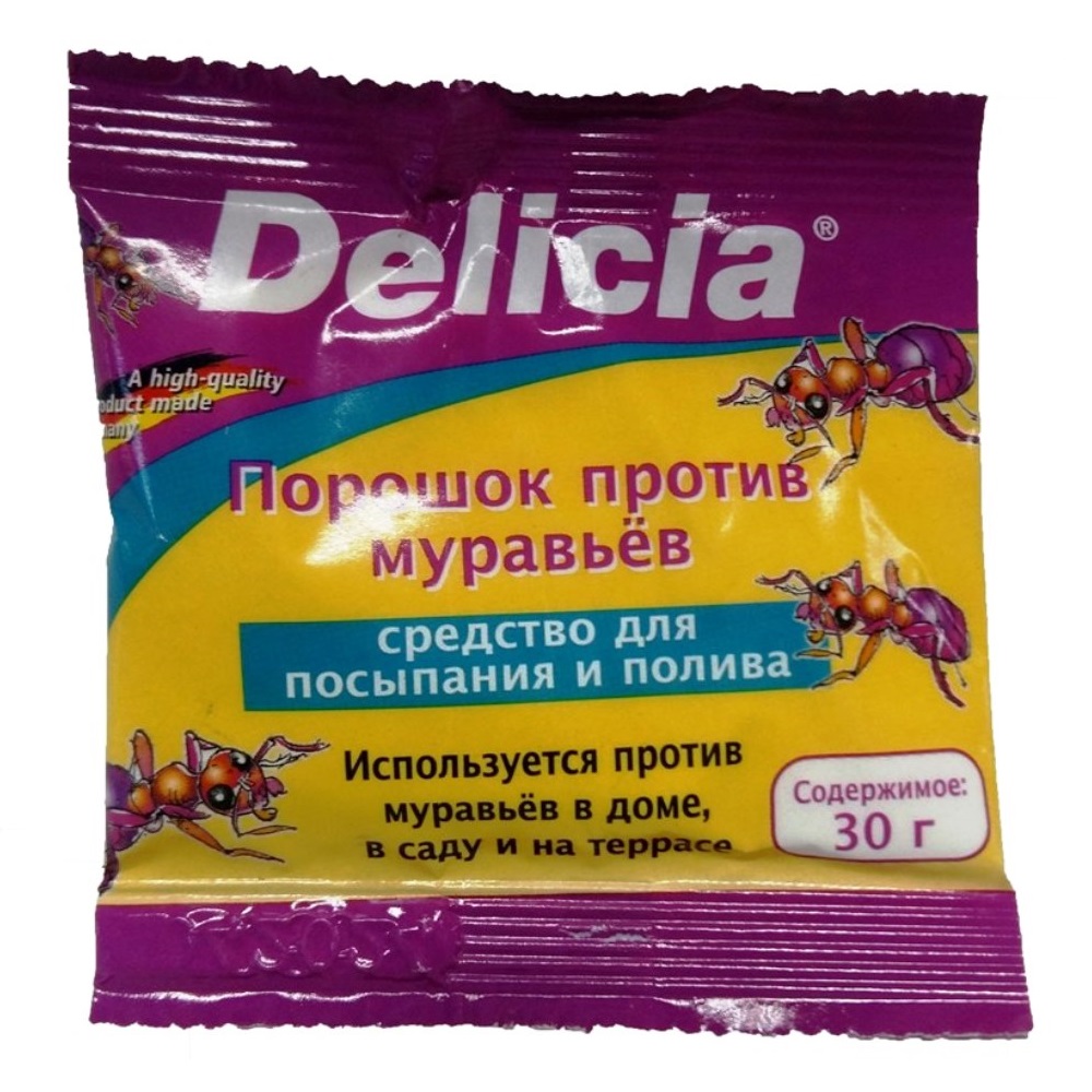 Порошок DELICIA от мурав приманка 30гр/100