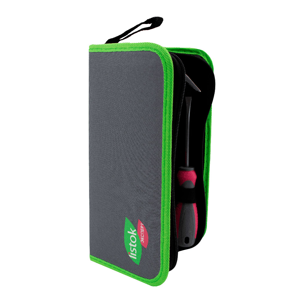 Набор инструмента бытового LISTOK ЭКСПЕРТ розовый в футляре 7шт/10