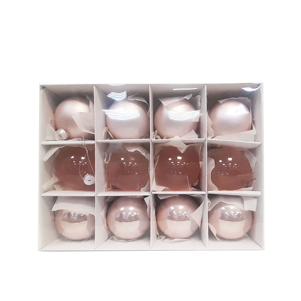 Набор елочных шаров d100мм, 12 шт/4