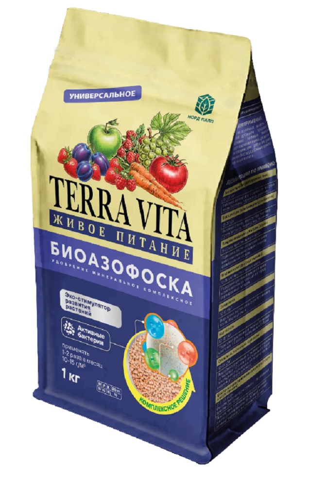 Удобрение Терра Вита  "Биоазофоска" 1кг