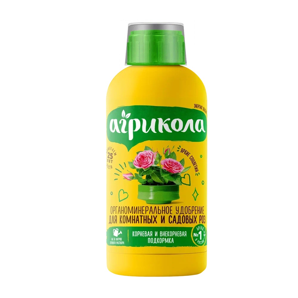 Удобрение Агрикола-аква для комнатных и садовых роз 0,25л  /25