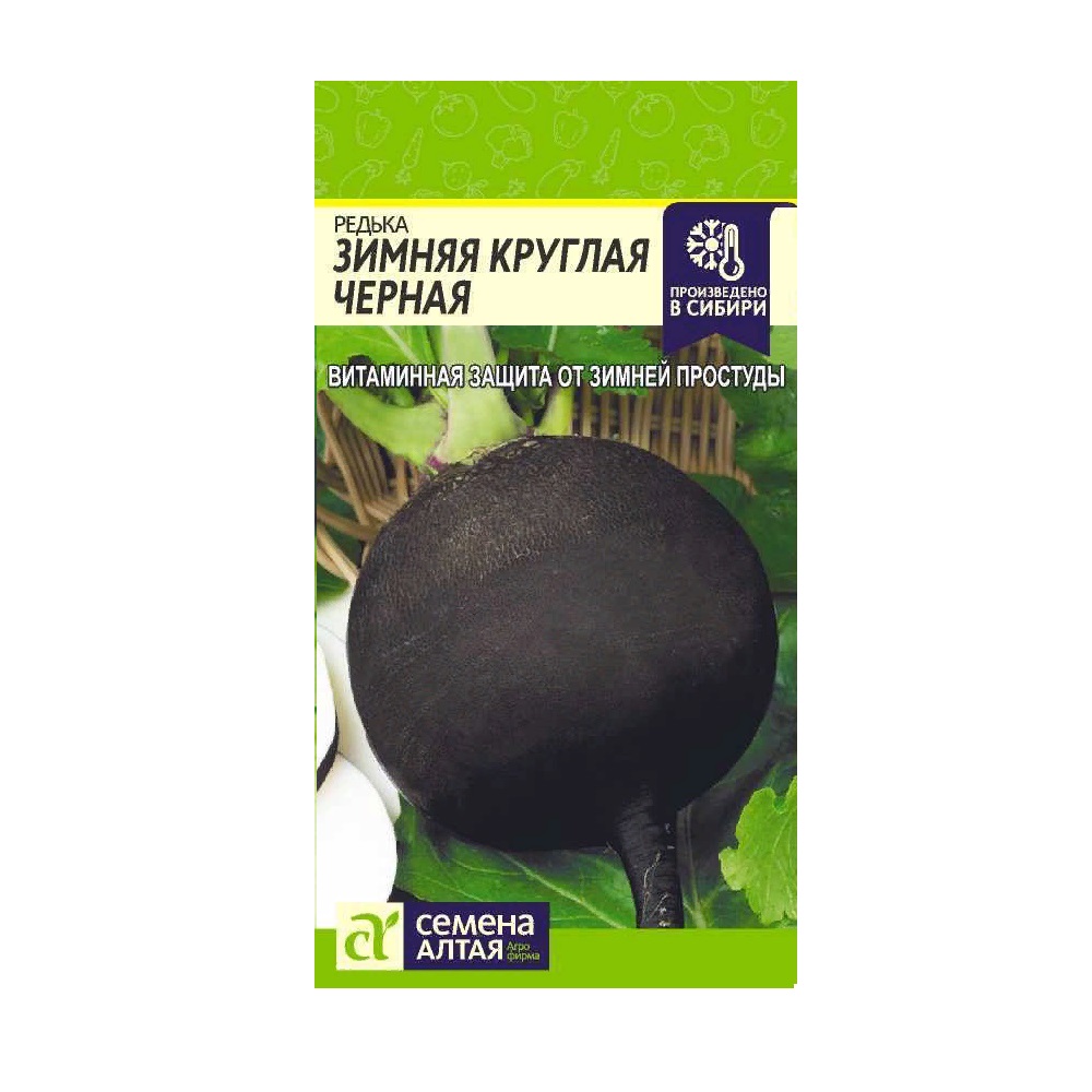 Редька Черная Зимняя круглая  1гр/10