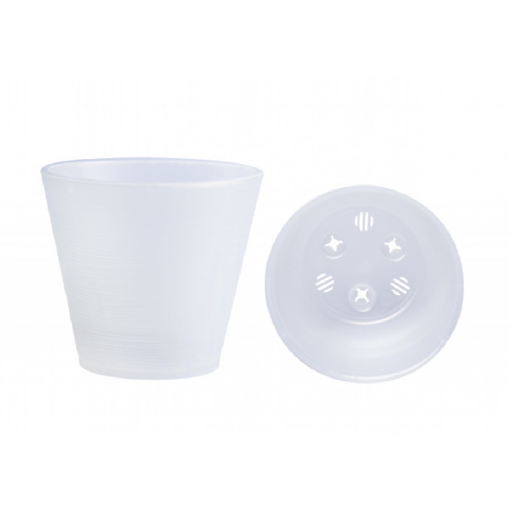 Горшок пластиковый КОНУС h=18см d=20см 3,7л прозрачный /16