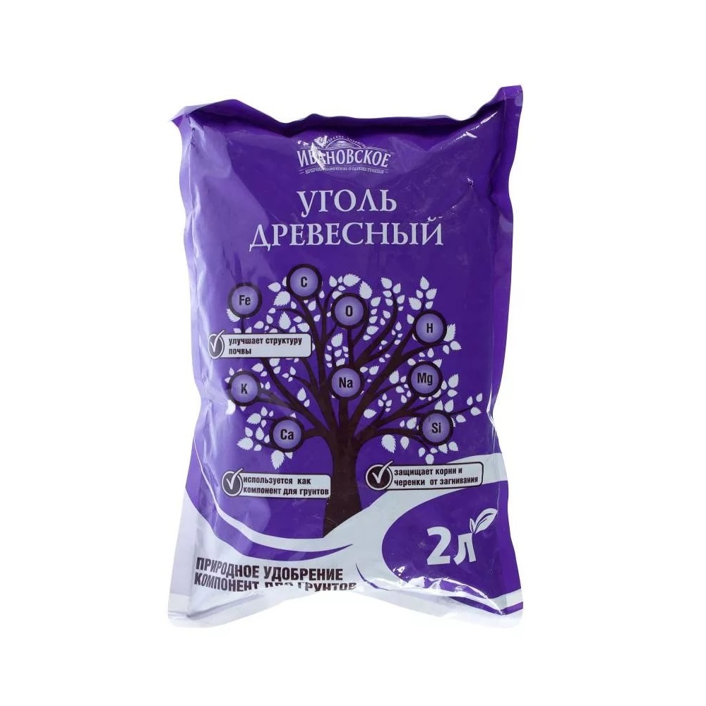 Уголь древесный 2л /15