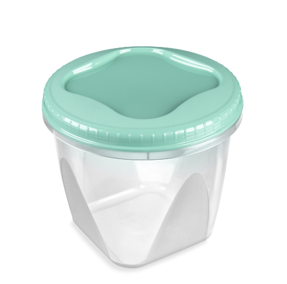 Банка д/сыпучих продуктов Тондо 1,5л с завинч.крышкой  /16