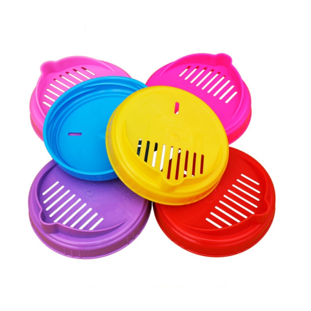 Крышка п/э ТВИСТ сливная цветная d82 ( ассорти)/200