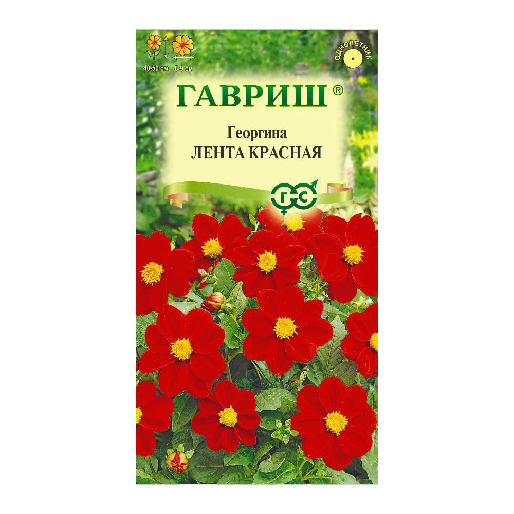 Георгина Лента красная  0,2гр/10