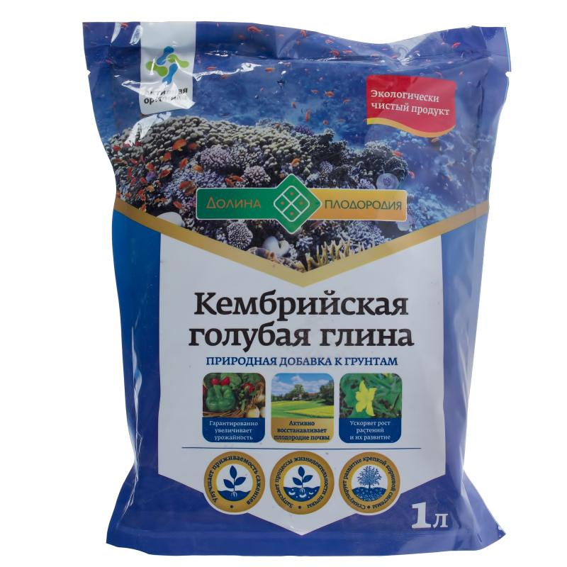 Глина кембрийская голубая 1л /20