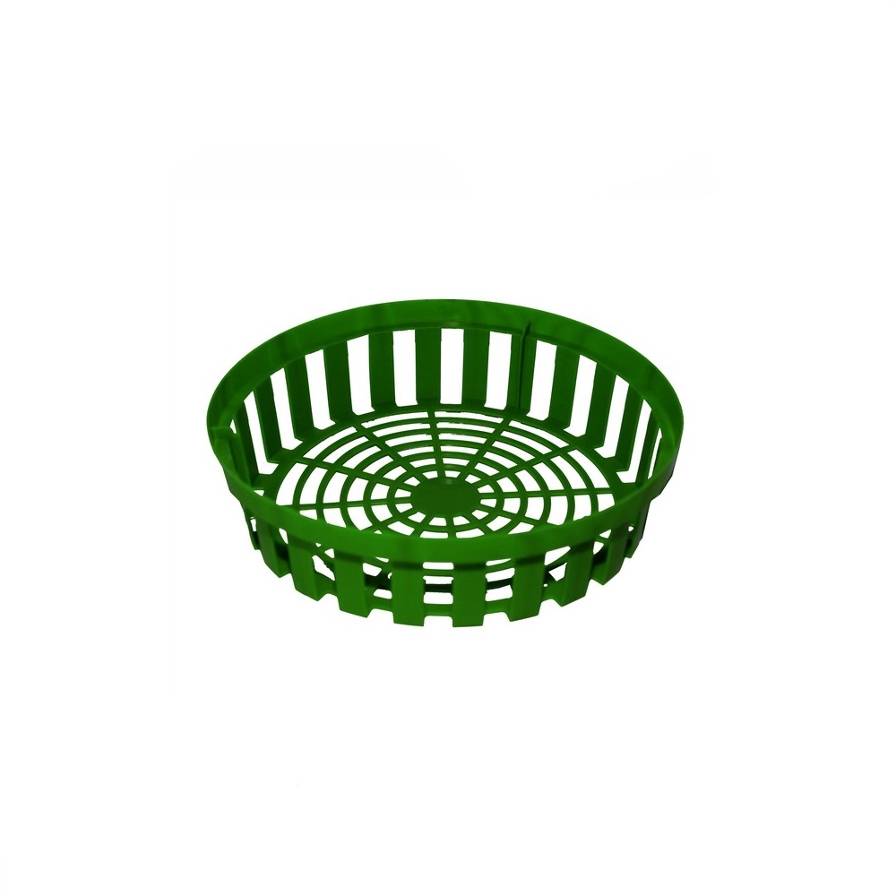 Корзина для луковичных  круглая зеленая  /25
