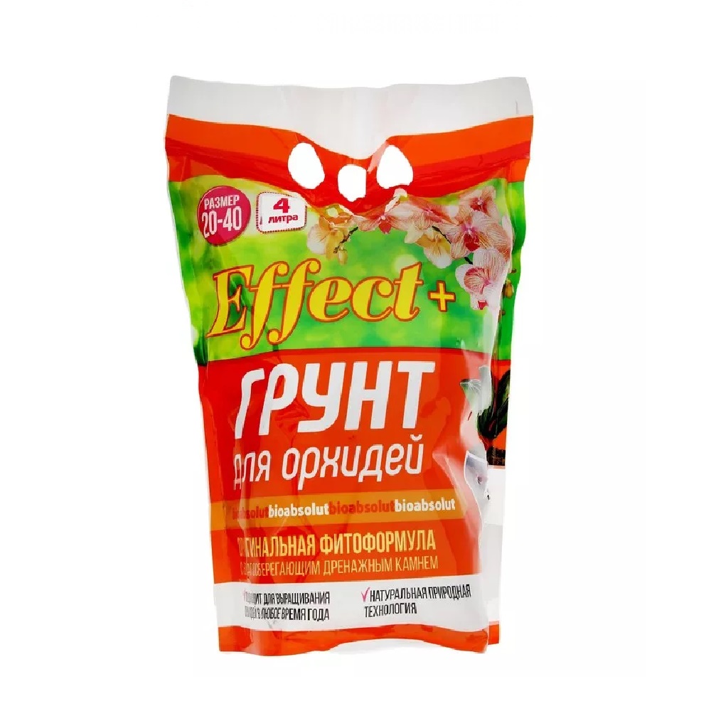Грунт "Effect+" для орхидей 4л 20*40  /10