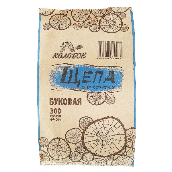 Щепа для копчения КОЛОБОК Бук 300гр /25