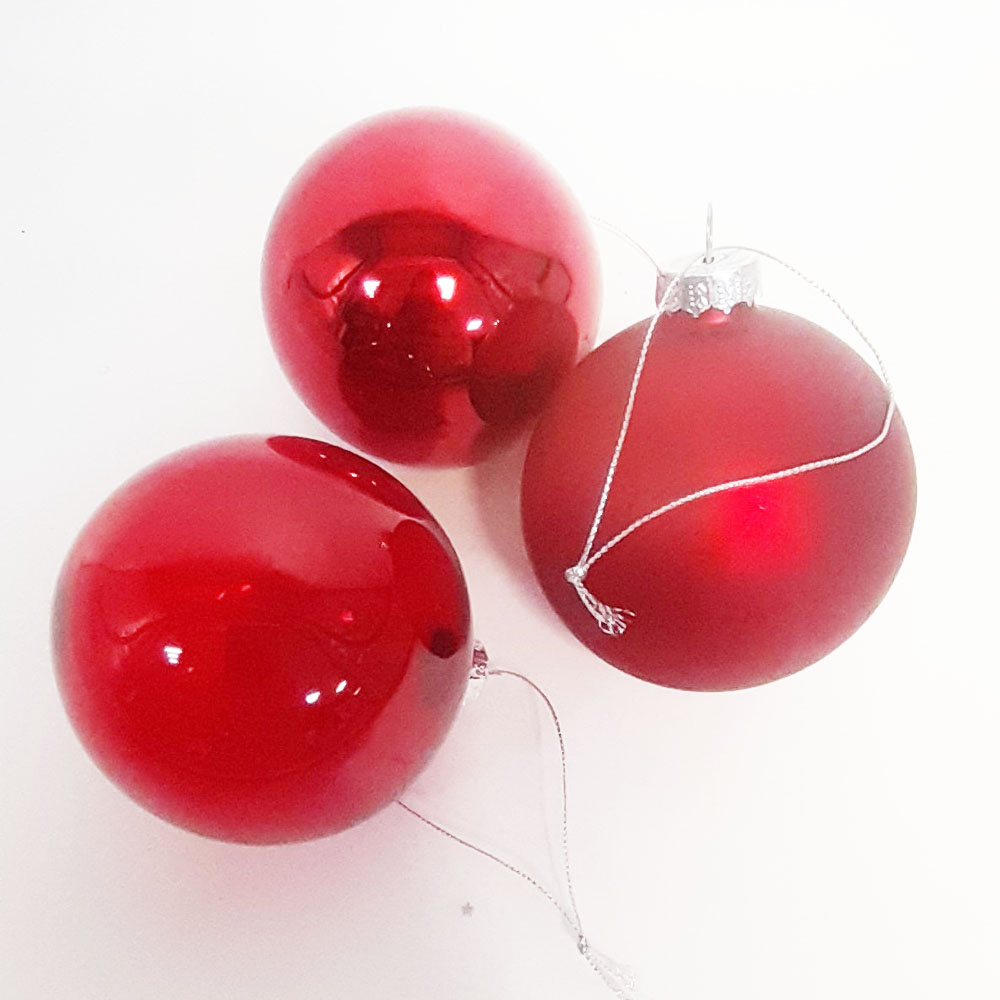 Набор елочных шаров d80мм, 12 шт/8