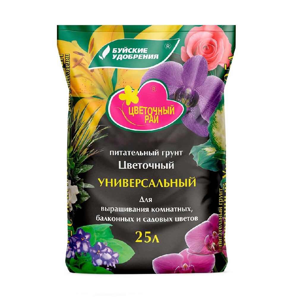 Грунт БХЗ Цветочный  25л, универсальный /
