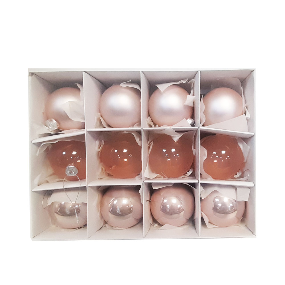 Набор елочных шаров d100мм, 12 шт/4