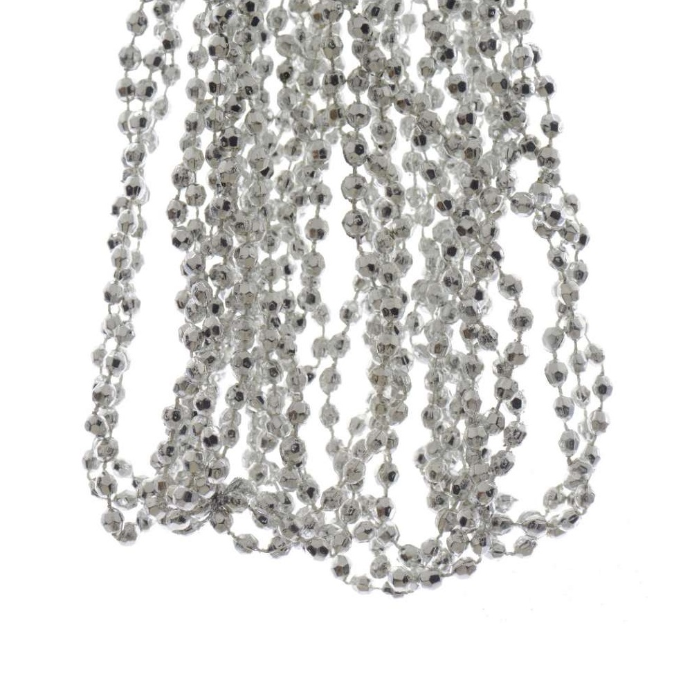 Бусы Рождественские 2,7м д/5мм серебро /36