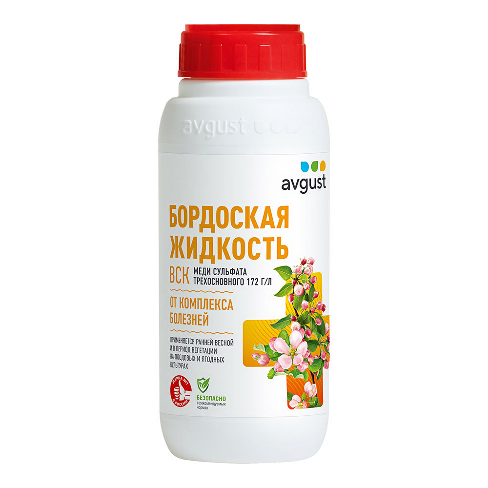 БОРДОСКАЯ ЖИДКОСТЬ АВГУСТ 500мл /15
