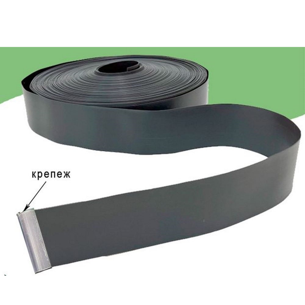 Заборная лента 48мм серая, 50м/1